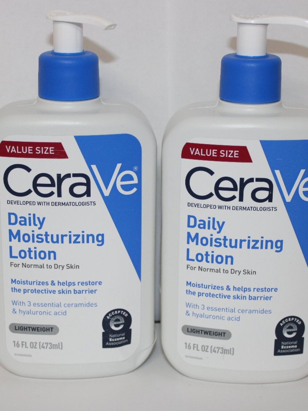CERAVE DAILY MOISTURIZING LOTION 16OZ LOT OF 2